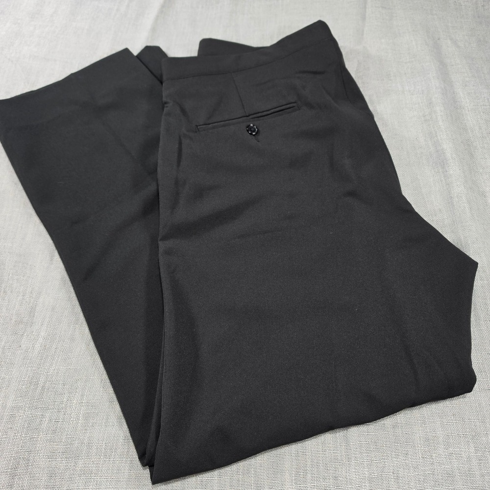 Smitty Referee Dress Slacks Mens 35 Black Excellent Stretch Performance Pants